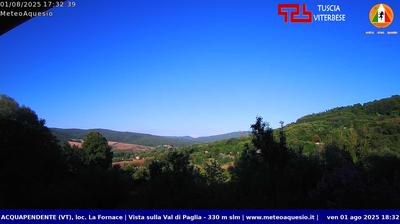 immagine della webcam nei dintorni di Ischia di Castro: webcam Acquapendente