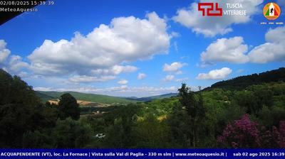 immagine della webcam nei dintorni di Castel Viscardo: webcam Acquapendente