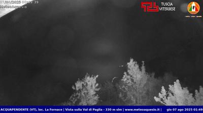 immagine della webcam nei dintorni di Saturnia: webcam Acquapendente