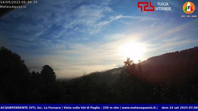 immagine della webcam nei dintorni di Capodimonte: webcam Acquapendente
