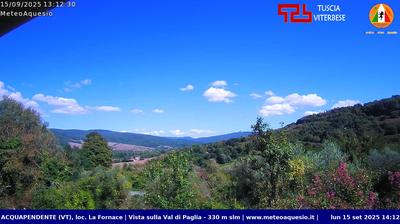 immagine della webcam nei dintorni di Gradoli: webcam Acquapendente