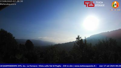 immagine della webcam nei dintorni di Monte Amiata: webcam Acquapendente