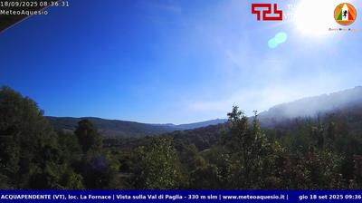 immagine della webcam nei dintorni di Castel Viscardo: webcam Acquapendente