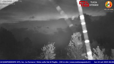 immagine della webcam nei dintorni di Castell'Azzara: webcam Acquapendente