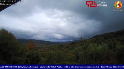 immagine della webcam nei dintorni di Sarteano: webcam Acquapendente