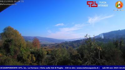 immagine della webcam nei dintorni di Orvieto: webcam Acquapendente