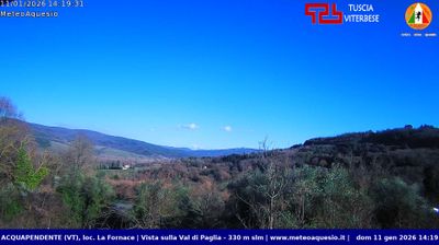 immagine della webcam nei dintorni di Saturnia: webcam Acquapendente