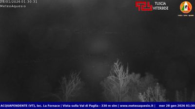 immagine della webcam nei dintorni di Manciano: webcam Acquapendente