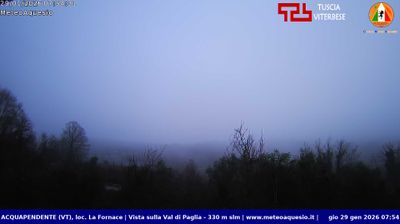 immagine della webcam nei dintorni di Castel del Piano: webcam Acquapendente