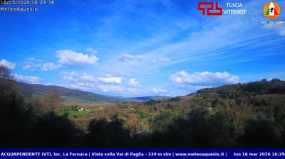 immagine della webcam nei dintorni di Manciano: webcam Acquapendente