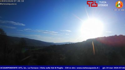 immagine della webcam nei dintorni di Valentano: webcam Acquapendente