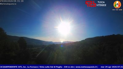 immagine della webcam nei dintorni di Capodimonte: webcam Acquapendente
