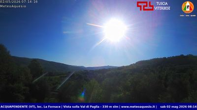 immagine della webcam nei dintorni di Castel del Piano: webcam Acquapendente