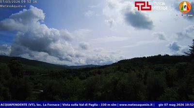 immagine della webcam nei dintorni di Monte Amiata: webcam Acquapendente