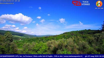 immagine della webcam nei dintorni di Sarteano: webcam Acquapendente