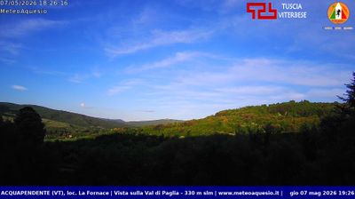 immagine della webcam nei dintorni di Abbadia San Salvatore: webcam Acquapendente