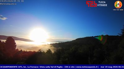 immagine della webcam nei dintorni di Monte Amiata: webcam Acquapendente