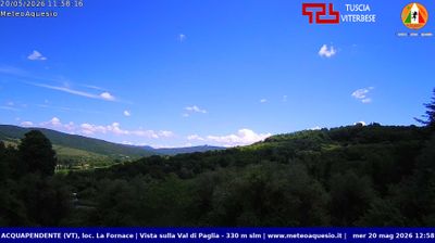immagine della webcam nei dintorni di Saturnia: webcam Acquapendente