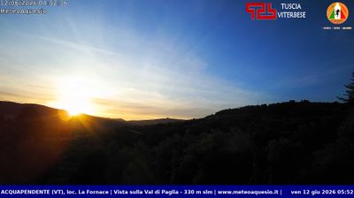 immagine della webcam nei dintorni di Castell'Azzara: webcam Acquapendente