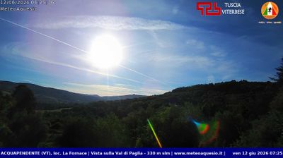 immagine della webcam nei dintorni di Castell'Azzara: webcam Acquapendente