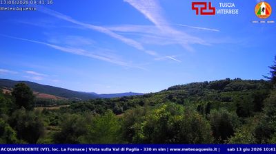 immagine della webcam nei dintorni di Castell'Azzara: webcam Acquapendente