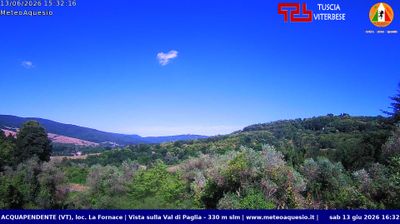 immagine della webcam nei dintorni di Castel Viscardo: webcam Acquapendente