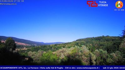 immagine della webcam nei dintorni di Lubriano: webcam Acquapendente