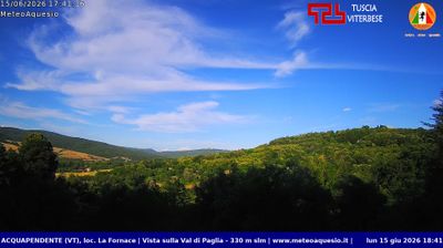immagine della webcam nei dintorni di Manciano: webcam Acquapendente