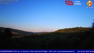 immagine della webcam nei dintorni di Castel del Piano: webcam Acquapendente