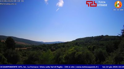 immagine della webcam nei dintorni di Monte Amiata: webcam Acquapendente