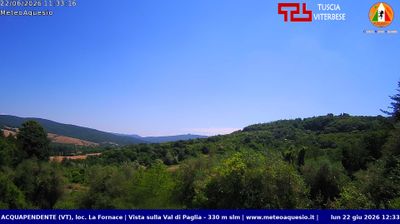 immagine della webcam nei dintorni di Sarteano: webcam Acquapendente