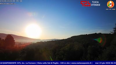 immagine della webcam nei dintorni di Abbadia San Salvatore: webcam Acquapendente