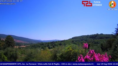 immagine della webcam nei dintorni di Fabro: webcam Acquapendente
