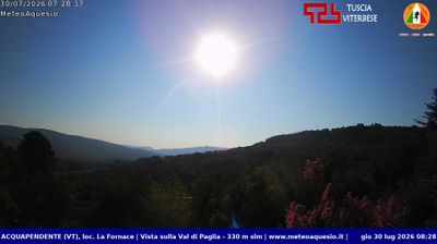 immagine della webcam nei dintorni di Castell'Azzara: webcam Acquapendente