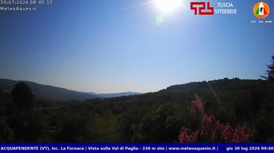 immagine della webcam nei dintorni di Lubriano: webcam Acquapendente