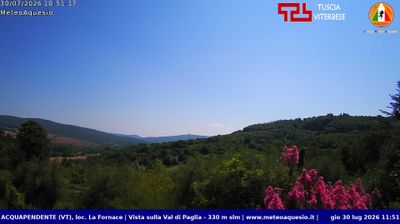 immagine della webcam nei dintorni di Castel Viscardo: webcam Acquapendente
