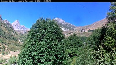 immagine della webcam nei dintorni di Sant'Anna di Valdieri: webcam Castelmagno