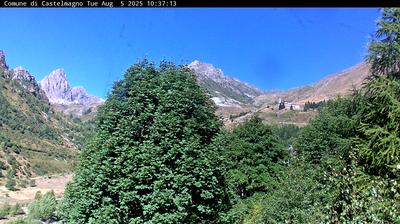 immagine della webcam nei dintorni di Sant'Anna di Valdieri: webcam Castelmagno