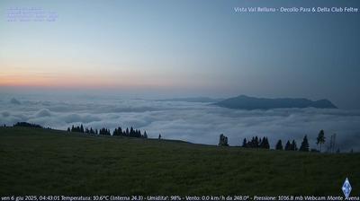 immagine della webcam nei dintorni di Tonadico: webcam Fonzaso