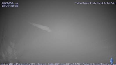 immagine della webcam nei dintorni di Castello Tesino: webcam Fonzaso