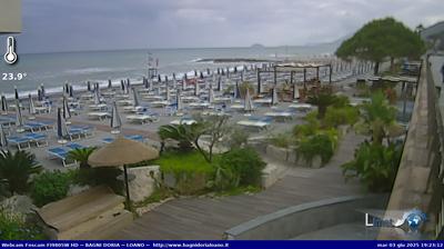 immagine della webcam nei dintorni di Valleggia: webcam Loano