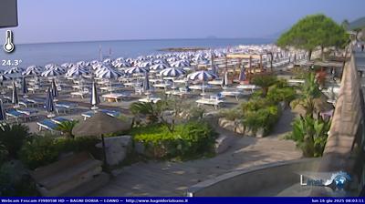 immagine della webcam nei dintorni di Finale Ligure: webcam Loano