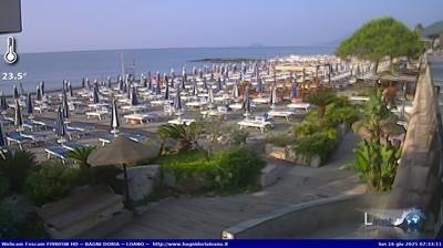 immagine della webcam nei dintorni di Bergeggi: webcam Loano
