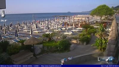 immagine della webcam nei dintorni di Varigotti: webcam Loano