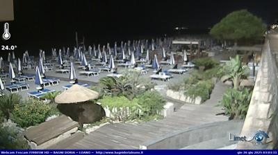 immagine della webcam nei dintorni di Colle San Bernardo: webcam Loano