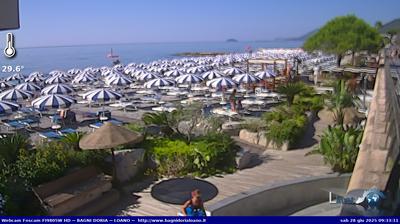 immagine della webcam nei dintorni di Spotorno: webcam Loano