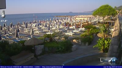 immagine della webcam nei dintorni di Finale Pia: webcam Loano