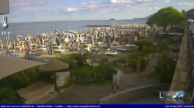 immagine della webcam nei dintorni di Pontassi: webcam Loano