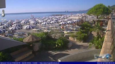 immagine della webcam nei dintorni di Noli: webcam Loano