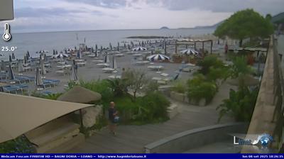immagine della webcam nei dintorni di Moglio: webcam Loano